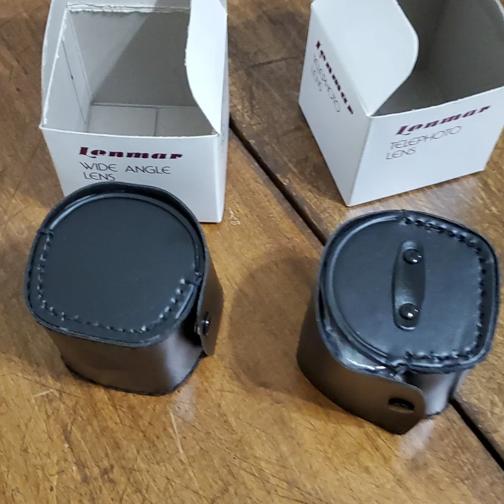 Lenmar Camera Lens Set Of 2 Wide Angle & Telephoto